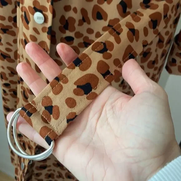 Scotch & Soda RARE Women's Leopard Trench Coat XS - Picture 3 of 10